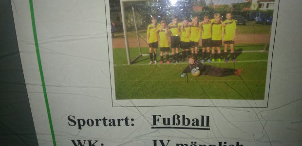 Erfolgreiche Fußballer Die Fußballer unserer Jahn-Grundschule haben sich für das Regionalfinale in Cottbus qualifiziert. Echt stark und herzlichen Glückwunsch. Wir drücken alle Daumen für die Endrunde.