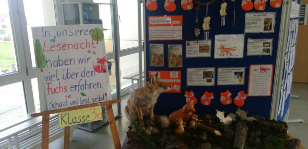 Projekt Fuchs Klasse 3a Die Klasse 3a unserer Grundschule befasste sich im Rahmen eines Projektes mit dem Fuchs. Das Ergebnis kann sich doch sehen lassen, Klasse gemacht.