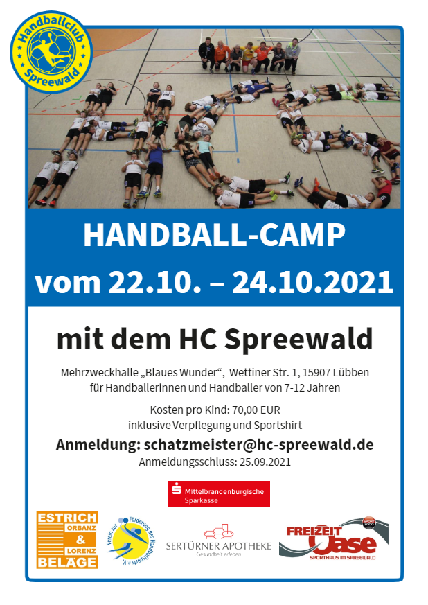 Handballcamp in den Ferien