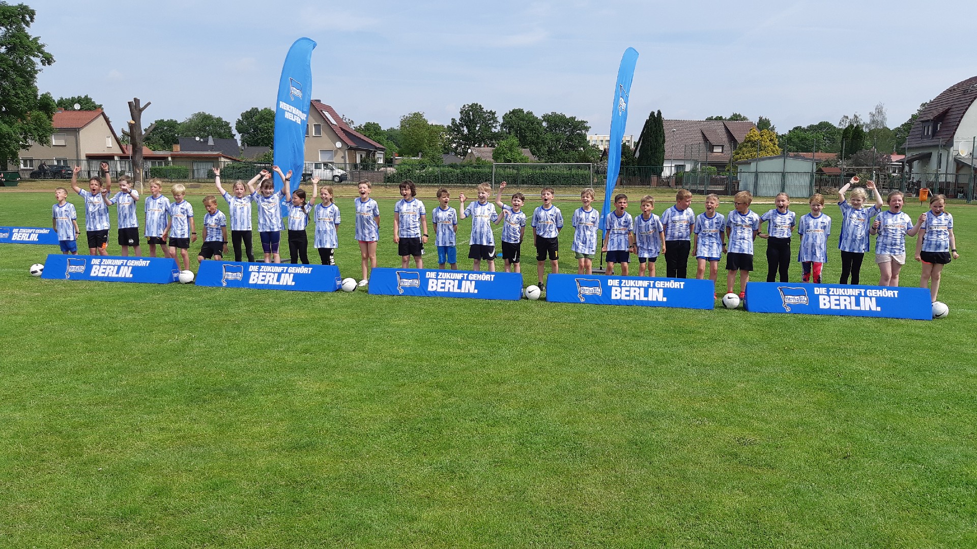 Probetraining mit Hertha BSC Berlin