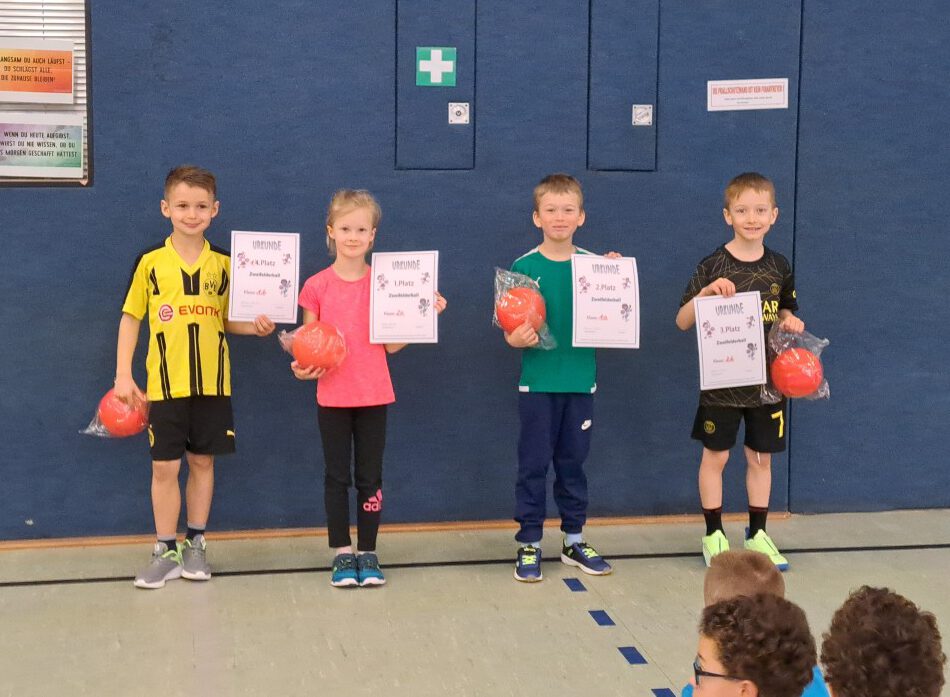 Zweifelderballturnier der Klassen 1 und 2